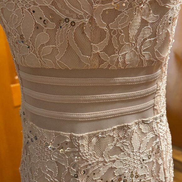 Enfocus Studio Pink Sequin Maxi Gown for Prom - Picture 3 of 6